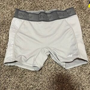 Mizuno Men's Light Gray Athletic Shorts